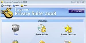Steganos Privacy Suite 2009 screenshot 1