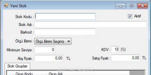 stokprogrami.net Stok Takip Programi 1.0 screenshot 1