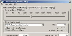 TCP Optimizer 4.0.1 screenshot 1