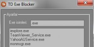 TD Exe Blocker 1.0 screenshot 1