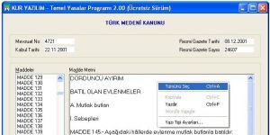 Temel Yasalar 2.10 screenshot 1