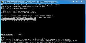 TestDisk & PhotoRec 7.0 screenshot 1