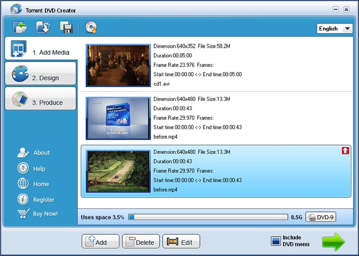 Torrent DVD Creator screenshot 1
