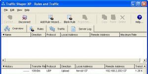 Traffic Shaper XP 1.21 screenshot 1