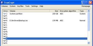 TrueCrypt 7.2 screenshot 1