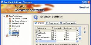 TrustPort Antivirus 2016 screenshot 1