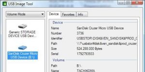 USB Image Tool 1.72 screenshot 1