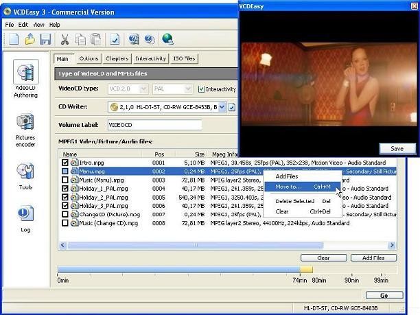 VCDEasy screenshot 1