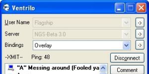 Ventrilo 3.0.8 screenshot 1