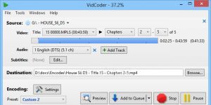 VidCoder 1.5.32 screenshot 1