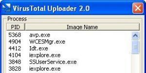 VirusTotal Uploader 2.0 screenshot 1