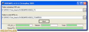 VOB2MPG 3.0 screenshot 1
