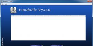 VundoFix 7.0.6 screenshot 1