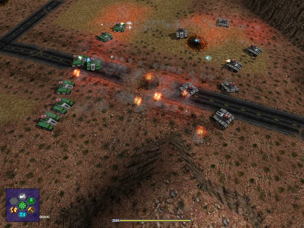 Warzone 2100 single-player demo screenshot 1
