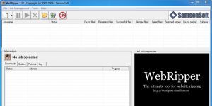 Webripper 1.33 screenshot 1