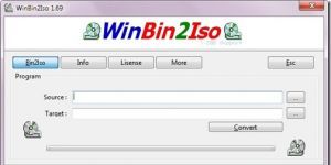 WinBin2Iso 2.92 screenshot 1