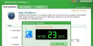WinMend Auto Shutdown 1.4.0.0 screenshot 1