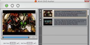 WinX DVD Author 6.3 screenshot 1
