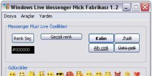 WLM Nick Fabrikası 1.2 B screenshot 1