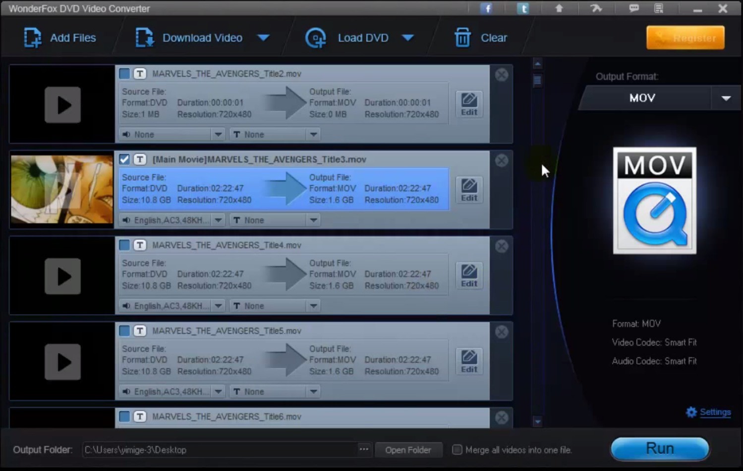 WonderFox DVD Video Converter screenshot 1