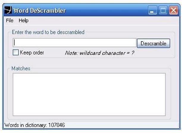 Word Descrambler screenshot 1