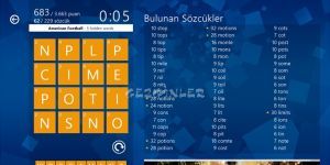 Wordament screenshot 1