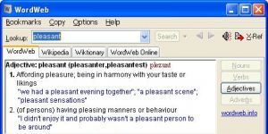 WordWeb 8.03 screenshot 1