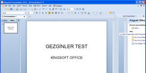 WPS Office Suite Free 2016 screenshot 1