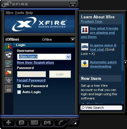 Xfire screenshot 1