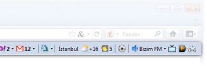 Yandex.Bar İnternet Explorer 6.7.0 screenshot 1
