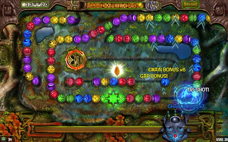Zuma's Revenge! - Adventure screenshot 1