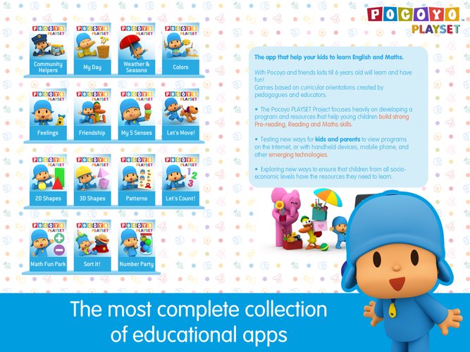 Pocoyo PlaySet Öğrenme Oyunlar MUAYENE screenshot 1