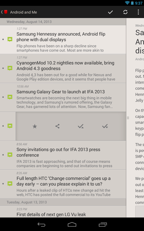 Press (RSS Reader) v1.4 APK screenshot 8