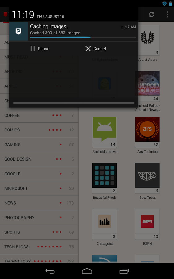 Press (RSS Reader) - screenshot