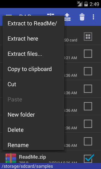 RAR for Android Premium v5.50.build42 APK screenshot 4