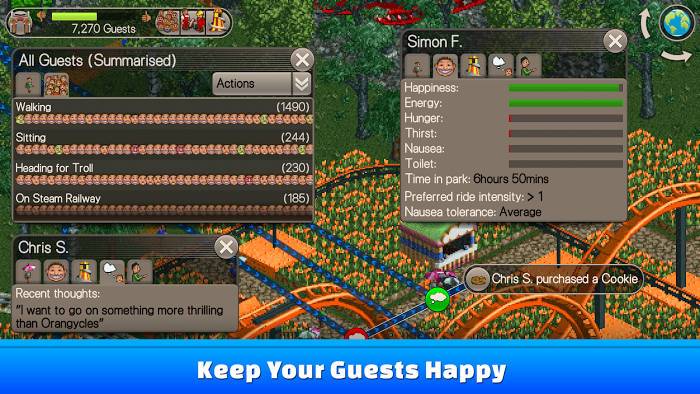 RollerCoaster Tycoon® Classic v1.0.4.1701042 APK screenshot 5