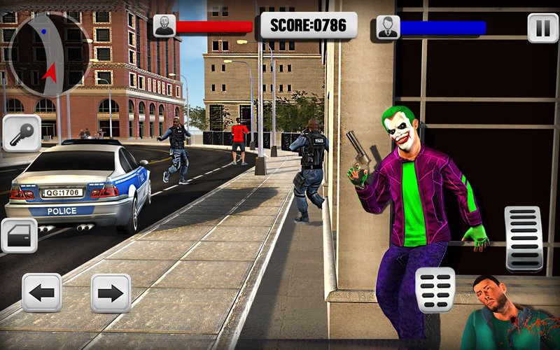 Şehir Suç Palyaço Soygun 3D MUAYENE screenshot 1