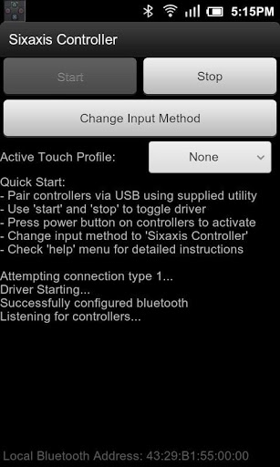 Sixaxis Controller v1.1.3 APK screenshot 4
