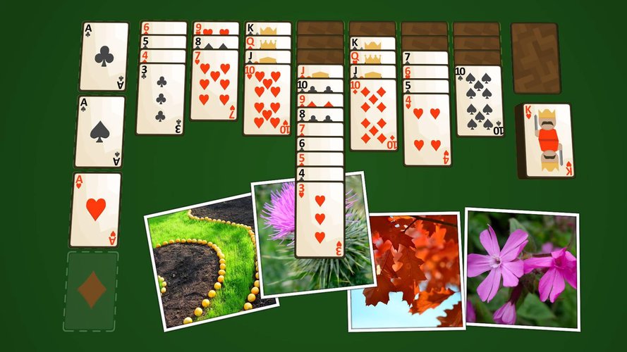 Solitaire Bitki MUAYENE screenshot 1
