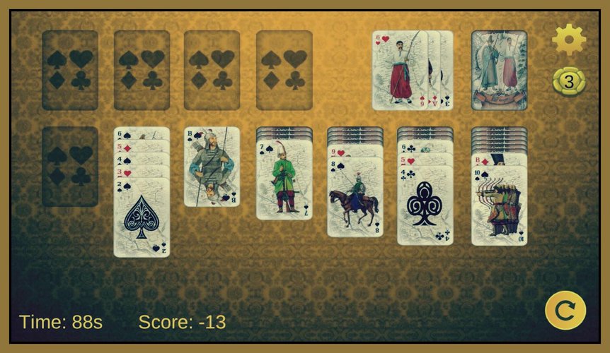 Super Solitaire Klondike MUAYENE screenshot 1