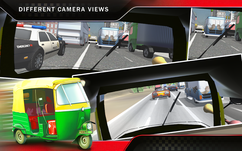 Tuk Tuk Çekçek Oto MUAYENE Yarış screenshot 1