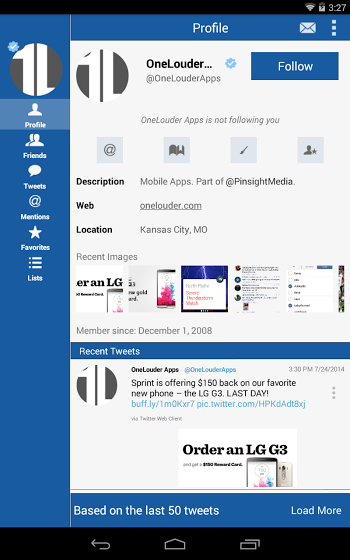 TweetCaster Pro for Twitter- screenshot