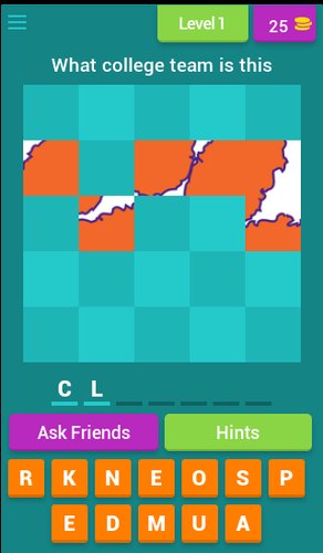 Üniversite Futbol Logo Quiz MUAYENE screenshot 1