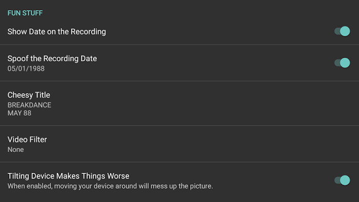 VHS Camcorder v1.2.7 APK screenshot 6