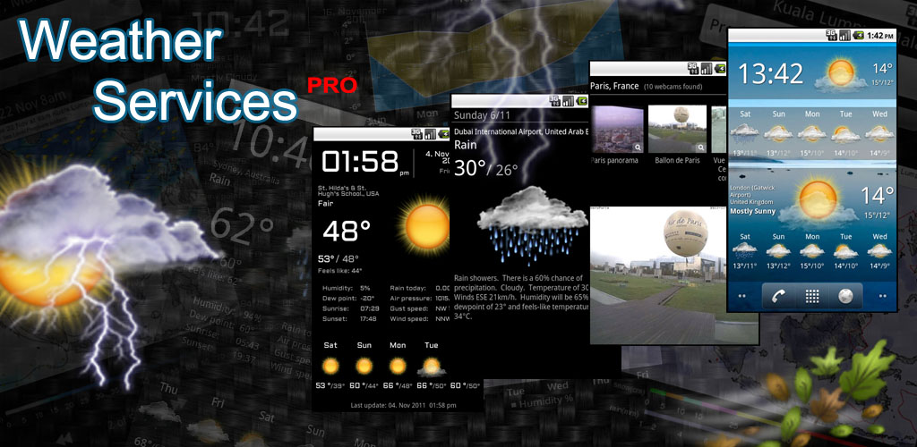Weather Services PRO v4.5 APK screenshot 1