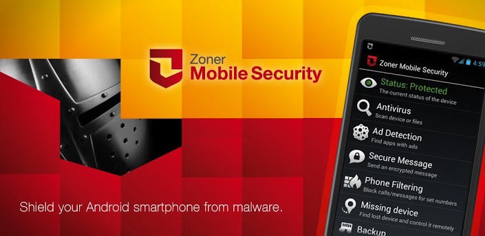 Zoner Mobile Security v1.6.0 build 20 APK screenshot 1