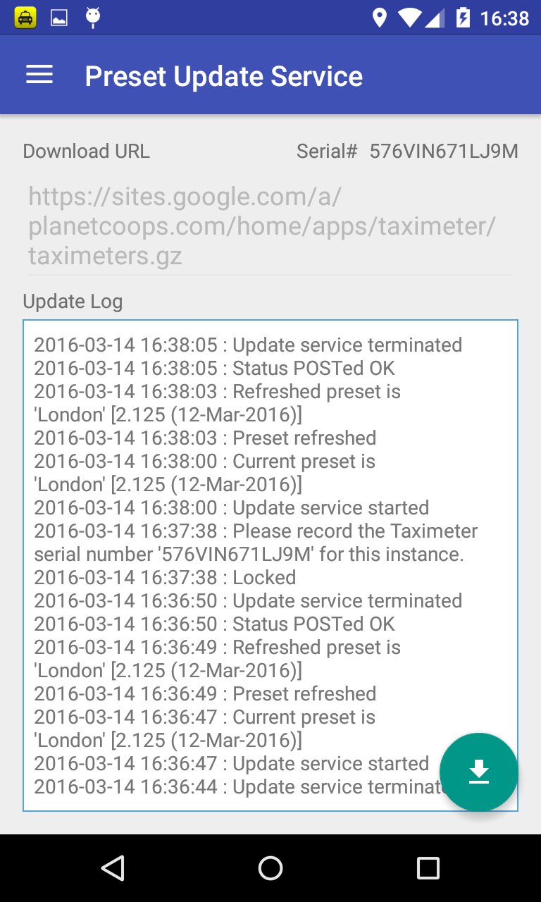 Önceden Güncelleme Hizmeti, kuru temizleme screenshot 1