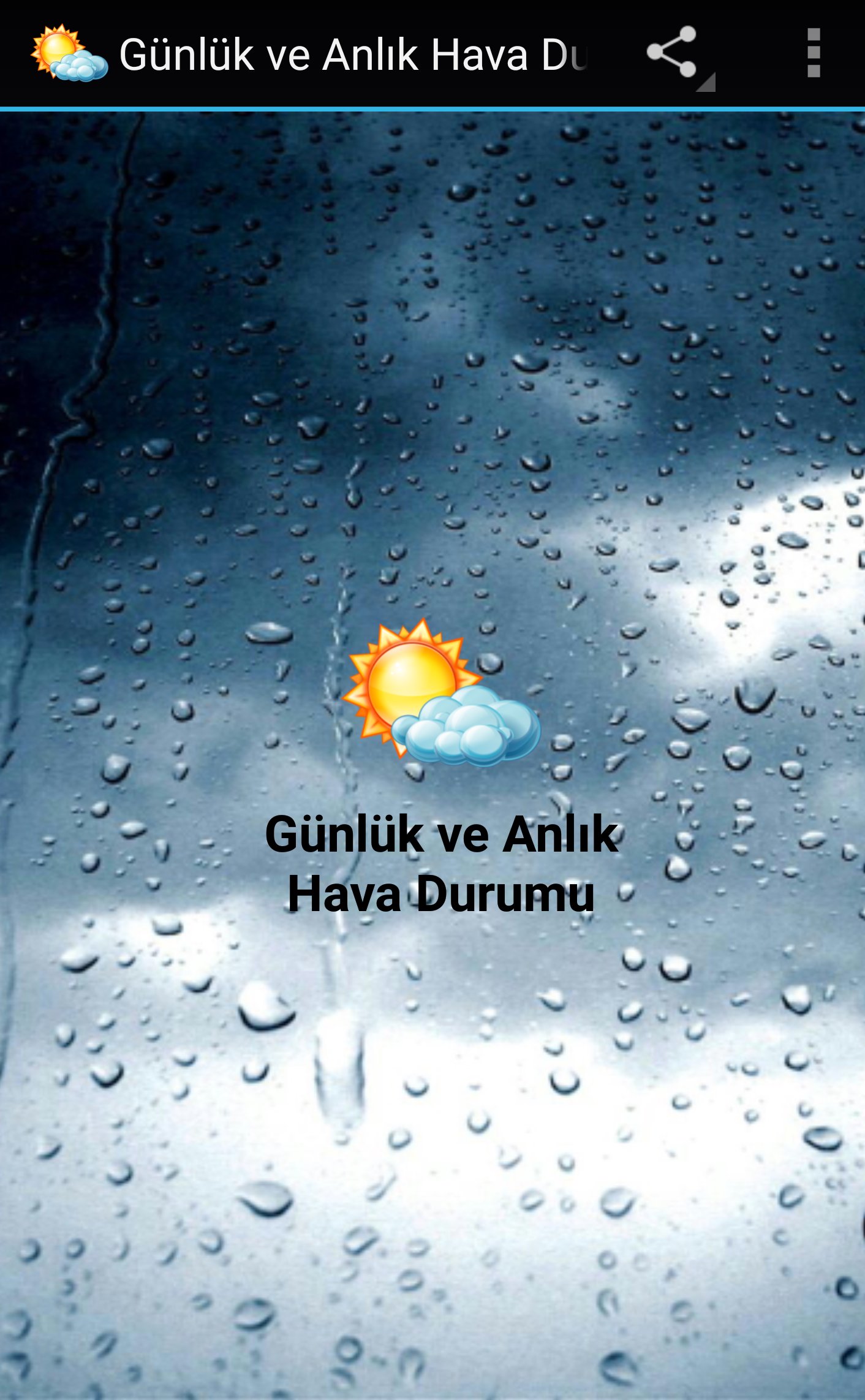 Günlük ve Anlık Hava Durumu APK screenshot 1