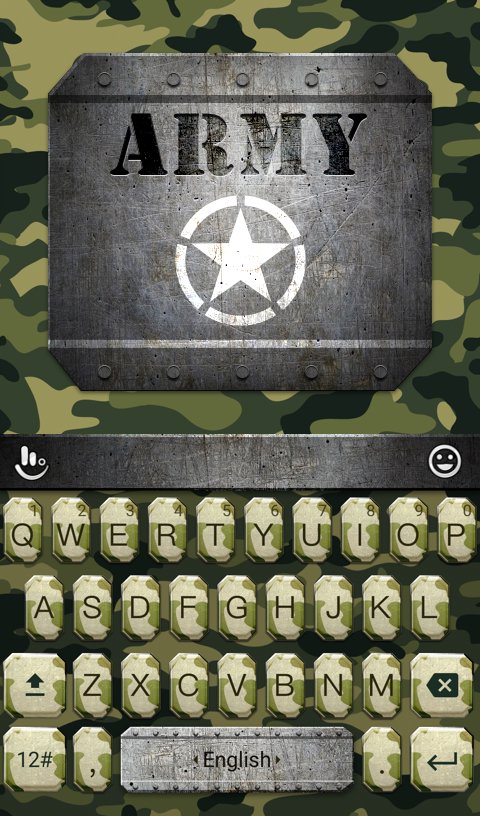 Army Soldier Keyboard Theme APK screenshot 1
