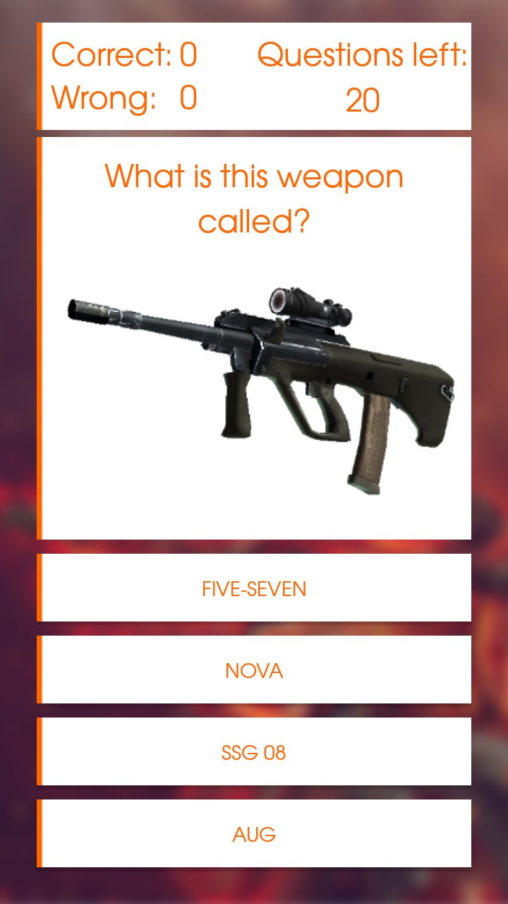 Counter Strike için Quiz MUAYENE screenshot 1